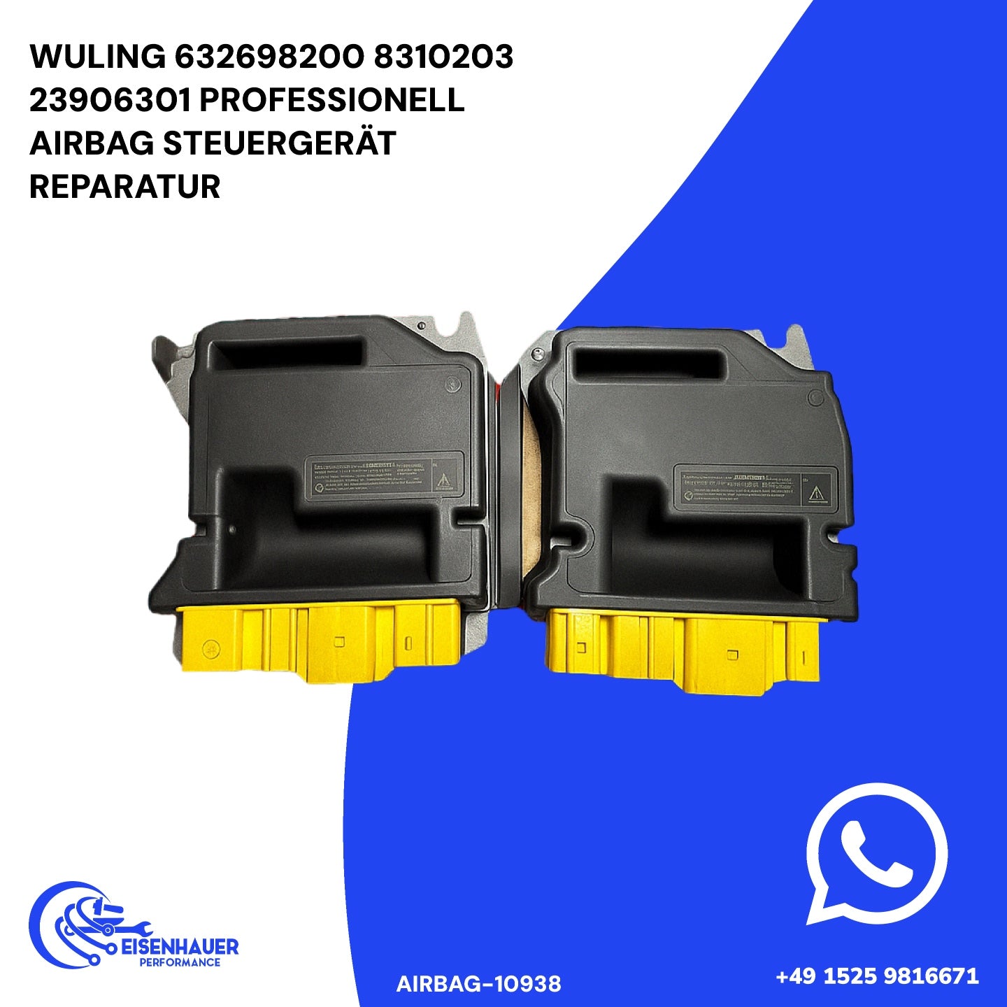 WuLing 632698200 8310203 23906301 Professionell Airbag Steuergerät Reparatur