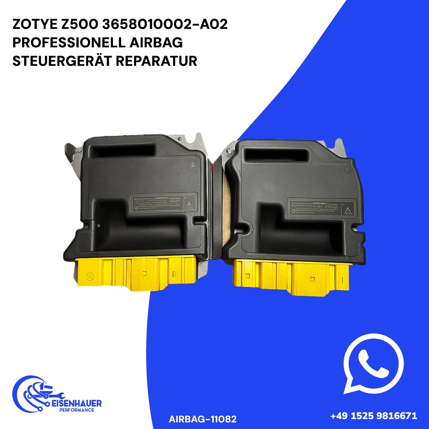 Zotye Z500 3658010002-A02 Professionell Airbag Steuergerät Reparatur