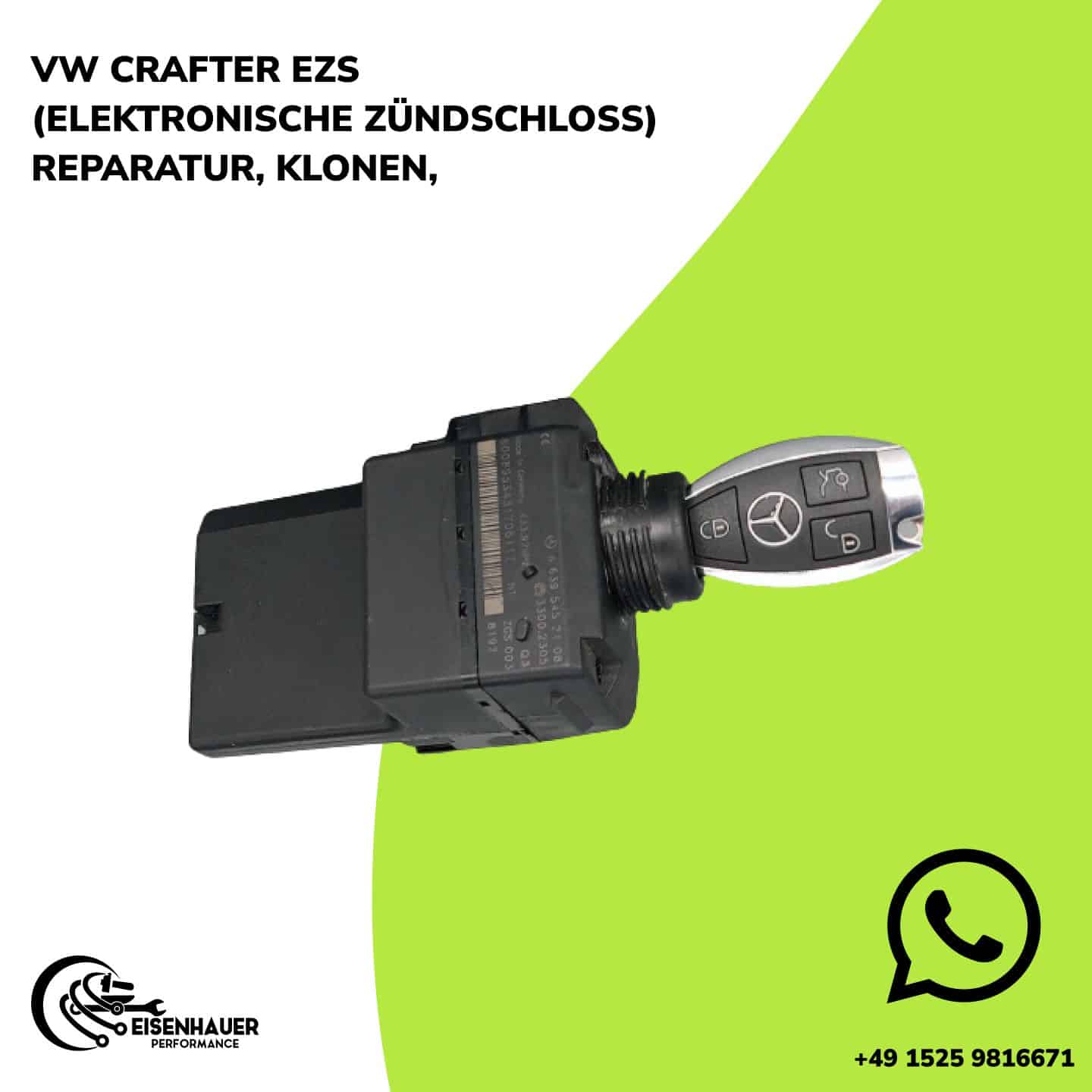 VW Crafter EZS (Elektronische Zündschloss) Reparatur, Klonen,