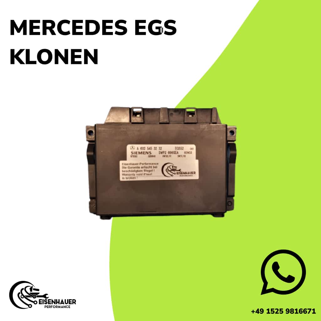 Mercedes Benz EGS53 - Professionell Klonen Datenübernahme Reparatur