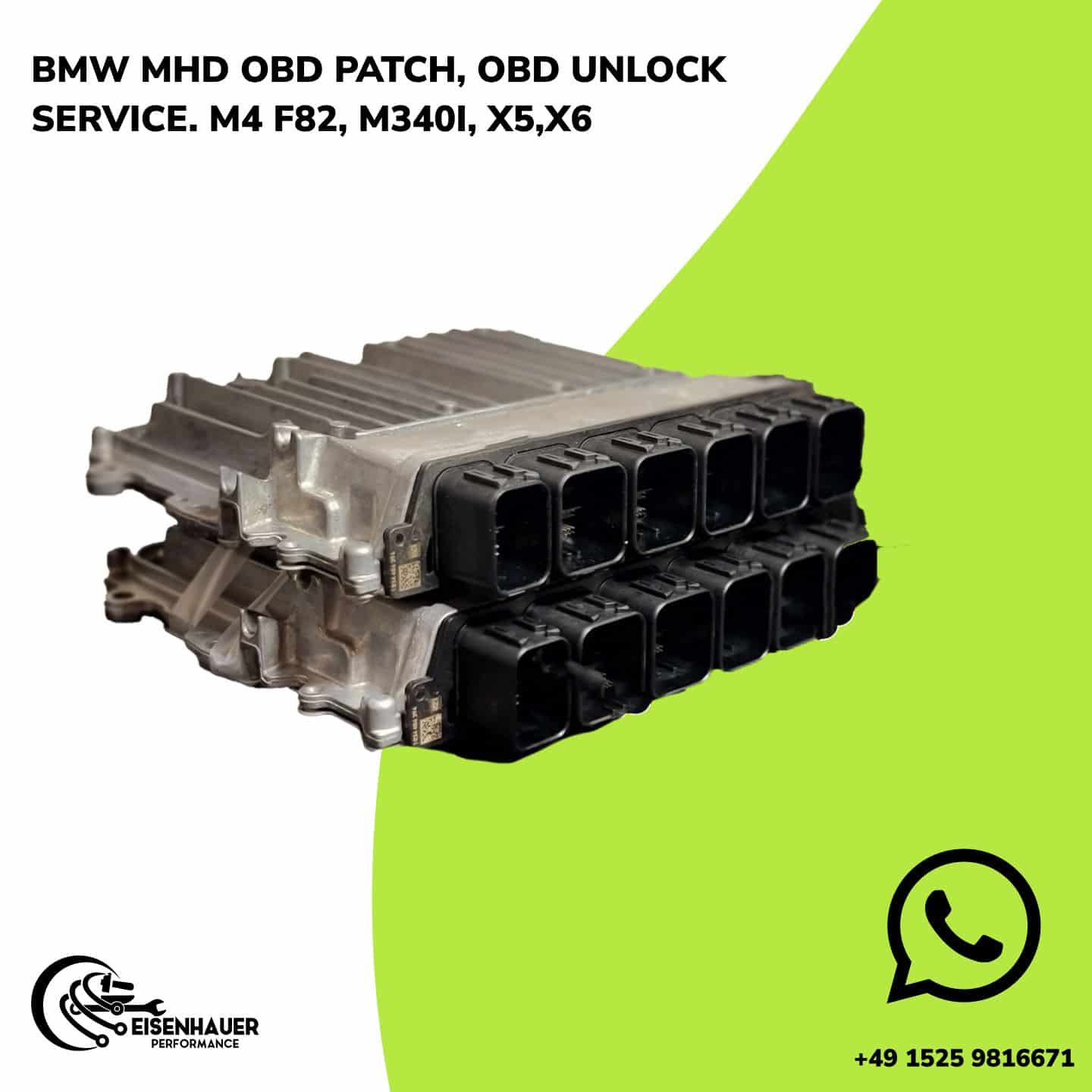 BMW MHD OBD Patch M4 OBD Professionell UNLOCK Service