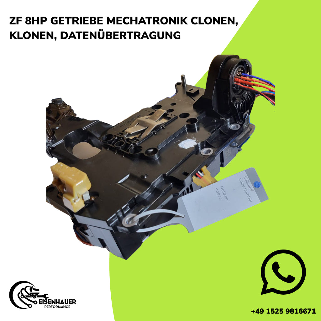 ZF 8HP95 Getriebe Mechatronik Clonen, Klonen, Datenübertragung